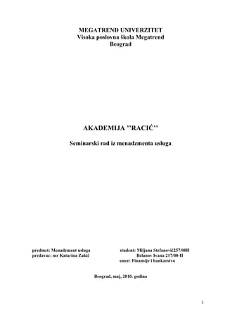 Akademija “Racić”