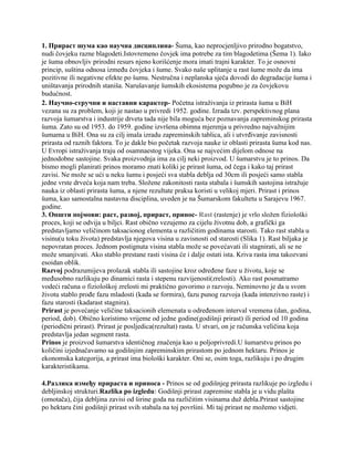 Prirast i prinos šuma