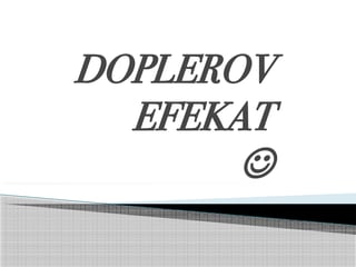Doplerov efekat