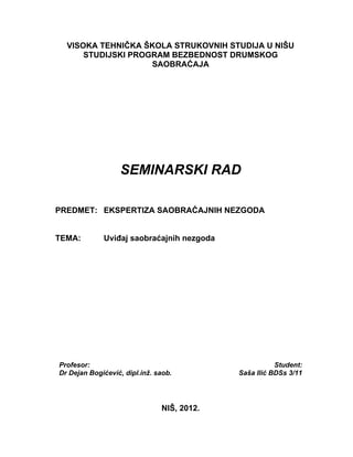 Ekspertiza saobraćajnih nezgoda