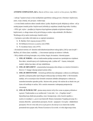 Stilistika – skripta