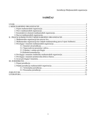 Jurisdikcija međunarodnih organizacija