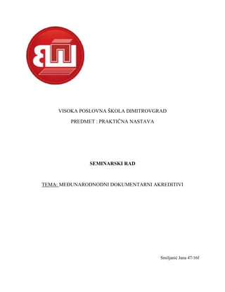 Međunarodni dokumentarni akreditivi