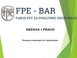 Država i pravo