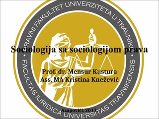 Sociologija sa sociologijom prava