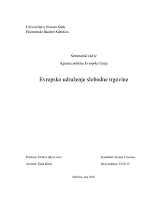 Evropsko udruženje slobodne trgovine