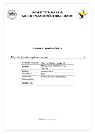 Uređaji za pohranu podataka