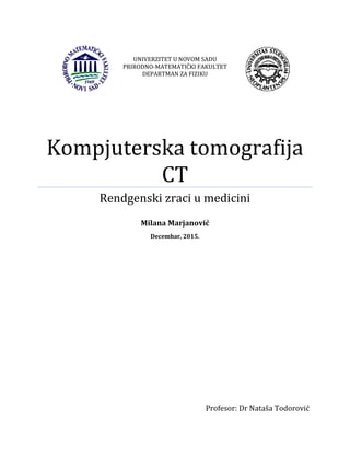 Kompjuterska tomografija