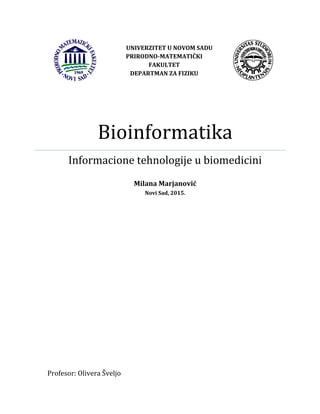 Bioinformatika
