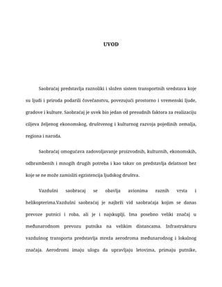 Vazdušni saobraćaj