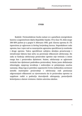 Procesni pristup korektivnom održavanju