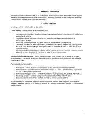 Medijske komunikacije