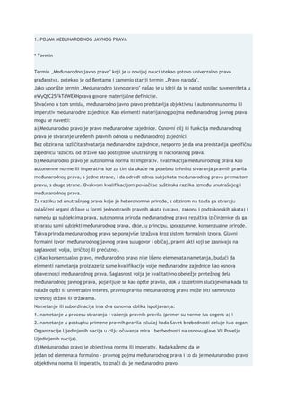 Međunarodno javno pravo