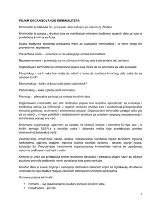 Organizovani kriminalitet