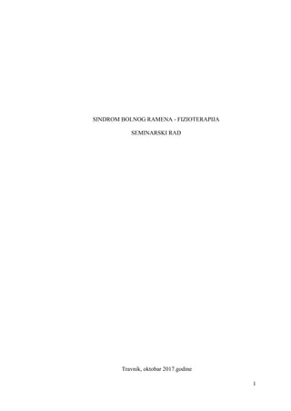 Sindrom bolnog ramena