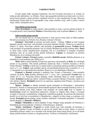 Narodi Evrope