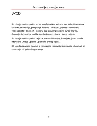 Insineracija opasnog otpada