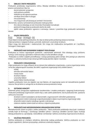 Oblici i vrste preduzeća