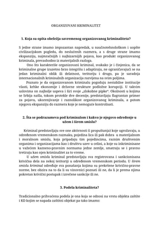 Organizovani kriminalitet