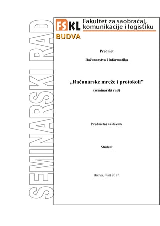 Računarske mreže i protokoli