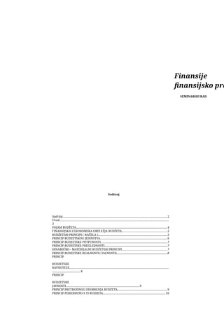 Finansije i finansijsko pravo