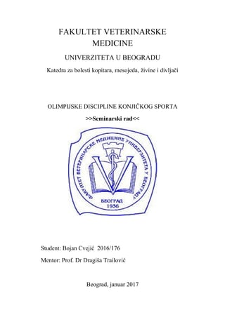 Olimpijske discipline konjičkog sporta