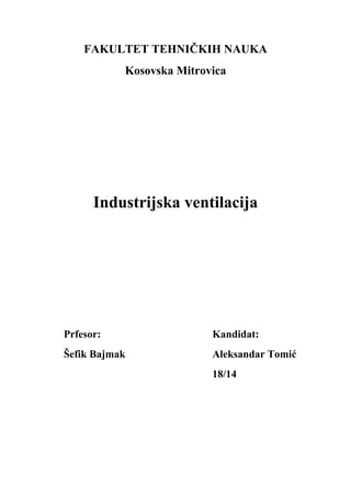 Industrijska ventilacija