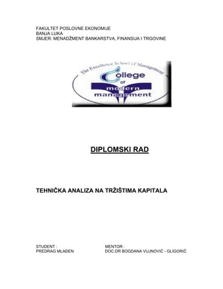 Tehnička analiza na tržištima kapitala