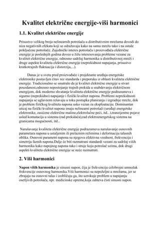 Kvalitet električne energije