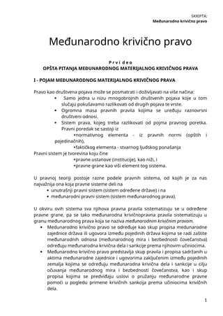 Međunarodno krivično pravo