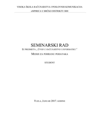 Mediji za pohranjivanje