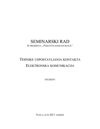 Tehnike uspostavljanja kontakta