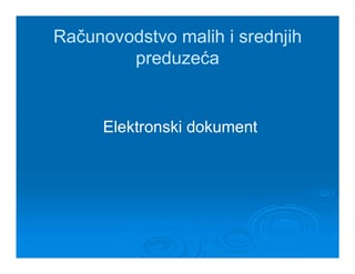 E Dokument – E potpis