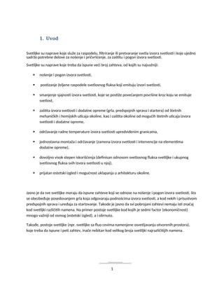 Svetiljke: vrste, delovi i klasifikacija