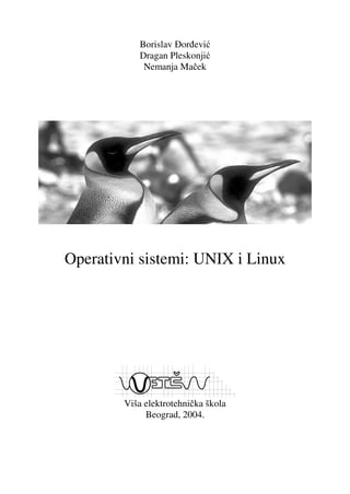 Unix i Linux – Operativni sistemi