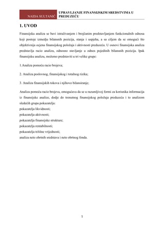 Upravljanje finansijama u preduzeću