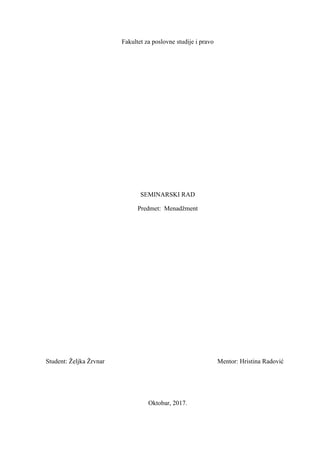 Moderan pristup timskom radu