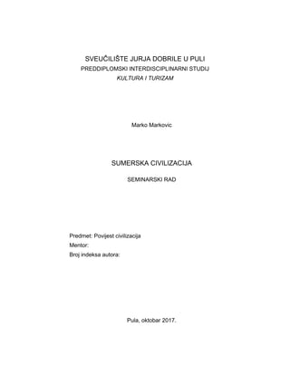 Sumerska civilizacija