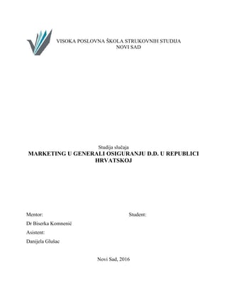 Generali osiguranje u Hrvatskoj