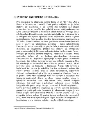 Evropska ekonomska integracija