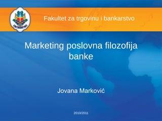 Filozofija banke