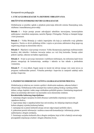 Komparativna pedagogija