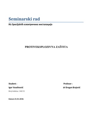 Protiveksplozivna zaštita