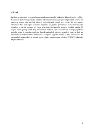 Nacionalni parkovi Afrike