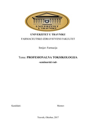 Profesionalna toksikologija