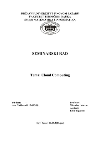 Cloud computing
