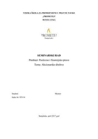 Akcionarsko društvo