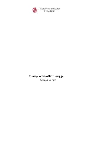 Principi onkološke hirurgije