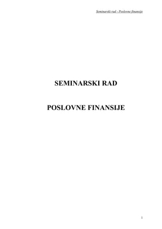 Finansiranje biznisa