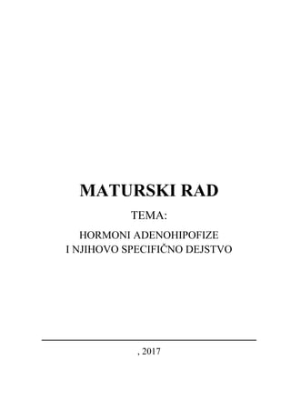 Hormoni adenohipofize